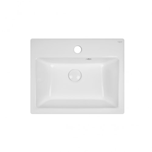 Умывальник Qtap Tern White с донным клапаном QT1711G803W