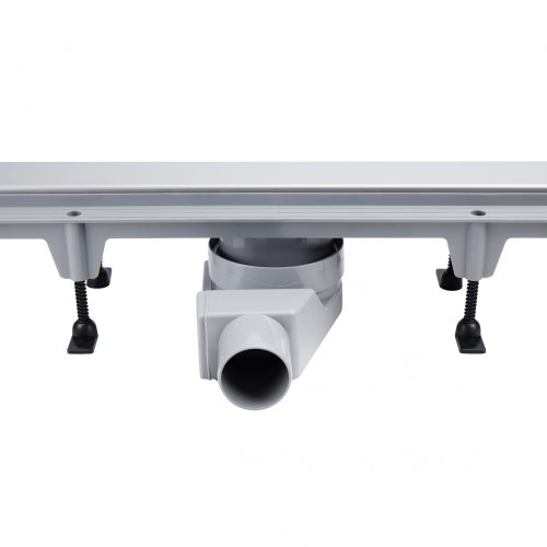 Трап Qtap Standard CRM50800304 линейный с комбинированным затвором и решеткой из нержавеющей стали