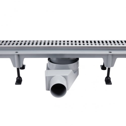 Трап Qtap Pisces CRM50800304 линейный с комбинированным затвором и решеткой из нержавеющей стали