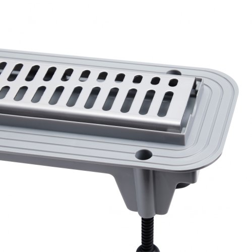 Трап Qtap Pisces CRM50800304 линейный с комбинированным затвором и решеткой из нержавеющей стали