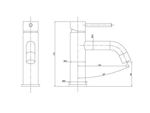 Смеситель для умывальника Asignatura Delicate черный 15501602
