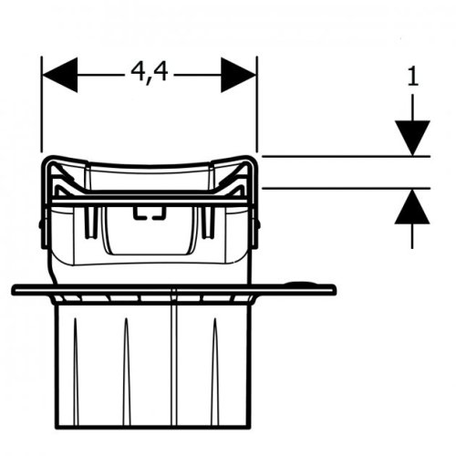 Дренажний канал Geberit Cleanline 80 154.440.39.1