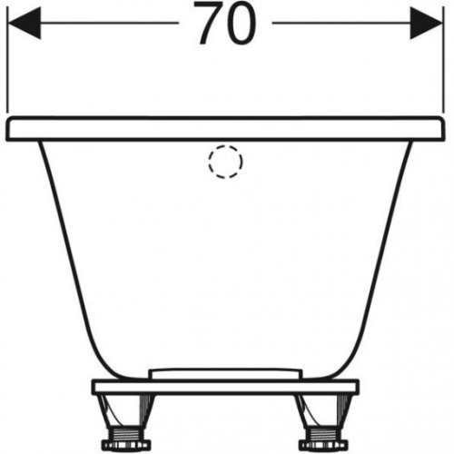 Ванна Geberit Selnova 160x70 554.282.01.1