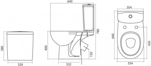 Унитаз-компакт KOLO Freja L7922100U