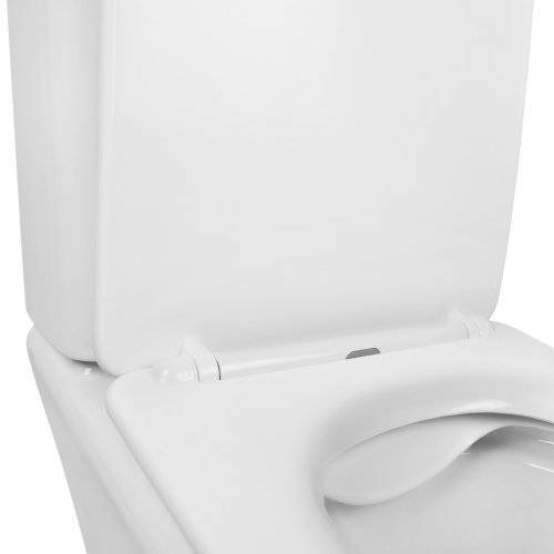 Унитаз-компакт Qtap Kalao безободковый с сиденьем Soft-close QT08221213AW