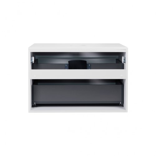 Тумба підвісна Qtap Tern White зі стільницею QT1779TPL701W