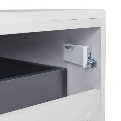 Тумба підвісна Qtap Tern White зі стільницею QT1779TPL701W