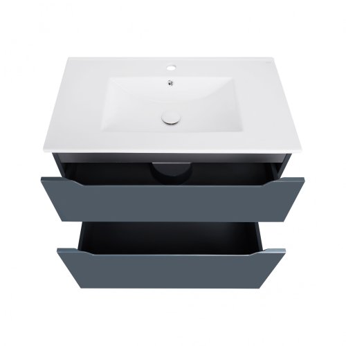 Тумба с умывальником Qtap Scorpio Graphite QT1471TNВ8023080CG