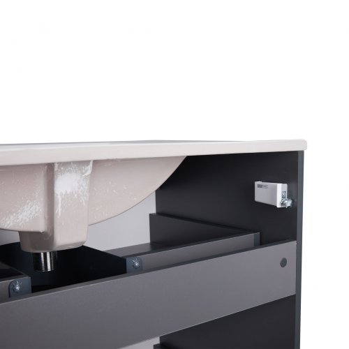 Тумба с умывальником Qtap Scorpio Graphite QT1471TNВ8023080CG