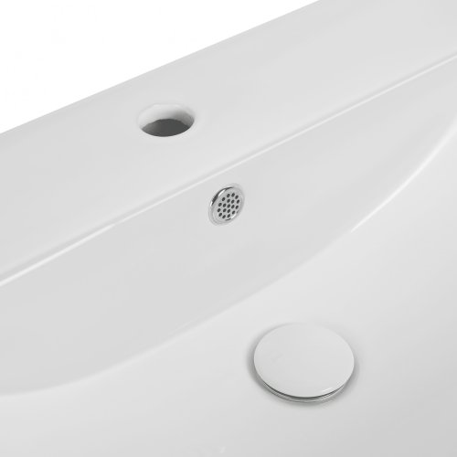 Умывальник Qtap Crow White с донным клапаном QT0511G835W