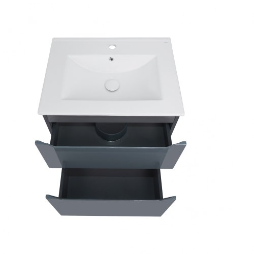 Тумба с умывальником Qtap Scorpio Graphite QT1471TNВ6023060CG