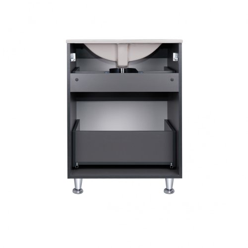 Тумба с умывальником Qtap Scorpio Graphite QT1471TNВ6023060CG