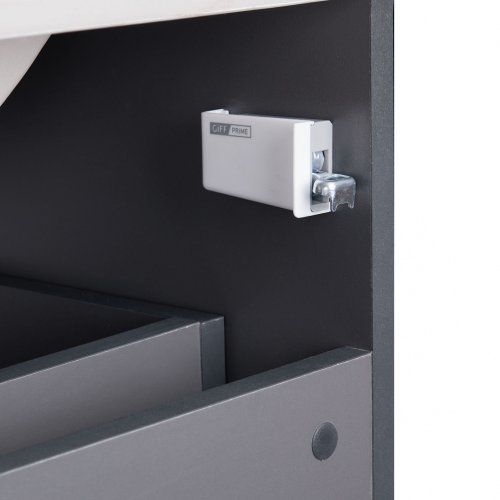 Тумба с умывальником Qtap Scorpio Graphite QT1471TNВ6023060CG