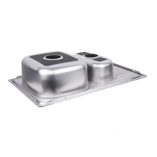 Кухонна мийка Lidz 7850 0,8 мм Satin (LIDZ7850SAT8)