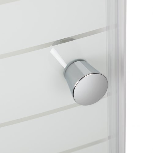 Душова кабіна Lidz Wieza SC90x90.SAT.LOW.L, скло Linie 4 мм без піддону