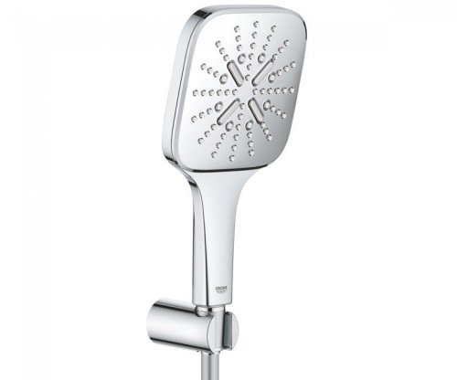 Смеситель для ванны Grohe Grohtherm 800 с душевой лейкой Grohe Rainshower Smartactive Cube 130