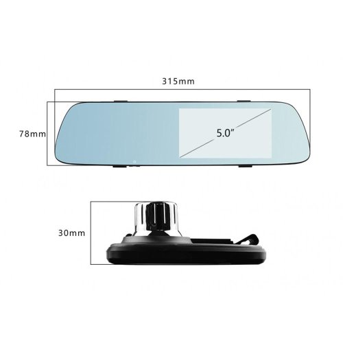 Видеорегистратор-зеркало Celsior DVR M4