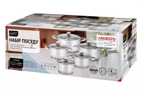 Набор посуды Ardesto Gemini Gourmet Varese (10 предметов)