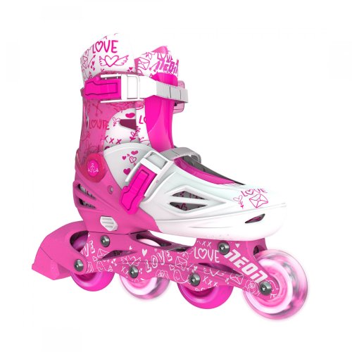 Ролики Neon Combo Skates Розовый (Размер 34-38)