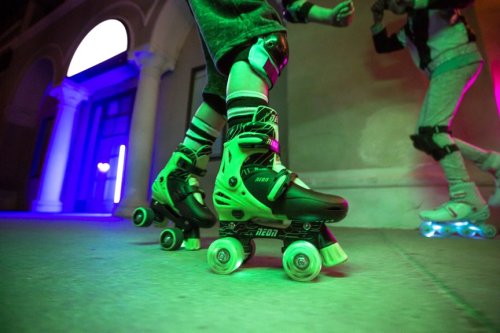 Ролики Neon Combo Skates Салатовый (Размер 30-33)