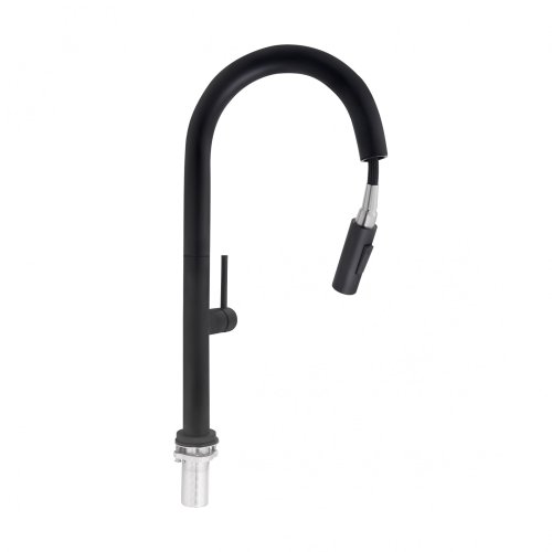 Смеситель для кухни с выдвижным изливом Qtap Lenicka 9138103UB