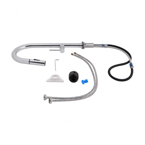 Смеситель для кухни с выдвижным изливом Qtap Lenicka 9138103UC