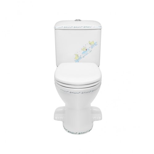 Унитаз-компакт Qtap Baby с сиденьем QT2322C229PEWD