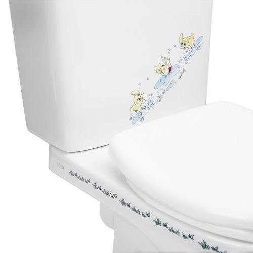 Унитаз-компакт Qtap Baby с сиденьем QT2322C229PEWD