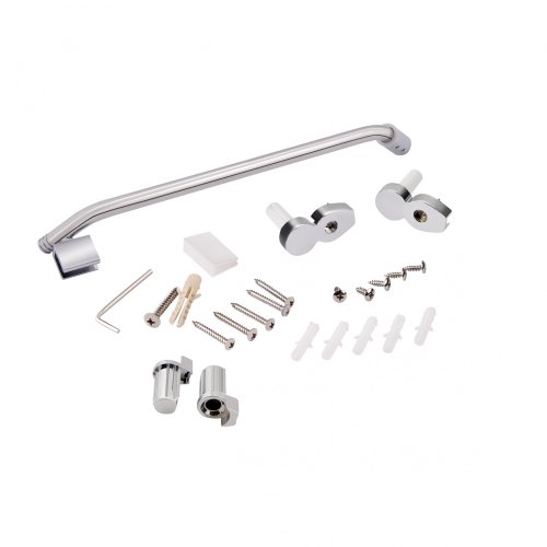 Штора на ванну Lidz Brama SS120x140R.CRM.TR скло прозоре 6 мм, права