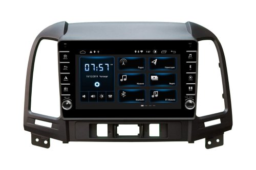 Штатная магнитола Incar DTA-2408 Hyundai Santa Fe 06-12 Android 10 valcoder DSP +Navi