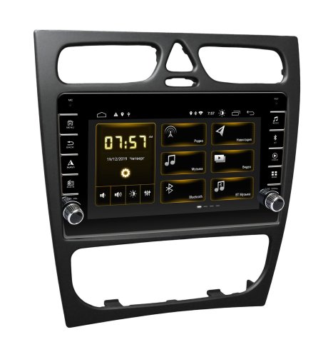 Штатна магнітола Incar DTA-1524R Mercedes C-class 2000-2004 (W203) Android 10 valcoder DSP +Navi