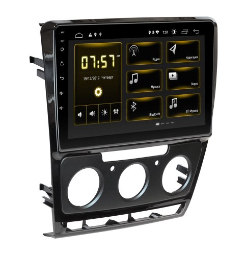 Штатна магнітола Incar DTA-1070 Skoda Oktavia A5 2008-2013 Android 10 DSP +Navi