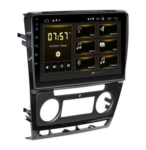 Штатна магнітола Incar DTA-1070 Skoda Oktavia A5 2008-2013 Android 10 DSP +Navi