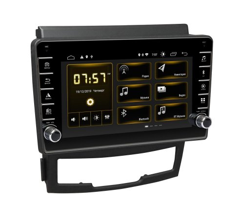Штатная магнитола Incar DTA-5009R Ssang Yong Action 2011-2013, Korando 2010-2013 Android 10 valcoder DSP +Navi
