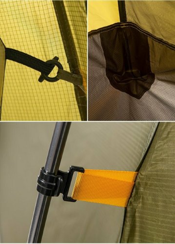 Намет надлегкий двомісний Naturehike Could Tourer Motercycle NH19ZP013, 40D, зелений