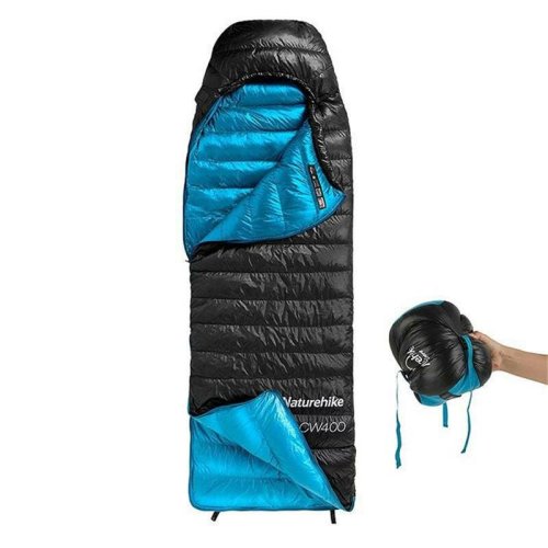 Спальник Naturehike CWZ400 NH19W400-Z, Розмір L, 550FP 90% Goose down, жовтий