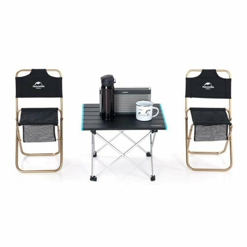 Cтол складной Naturehike NH19Z008-Z, алюминий, Размер L, черный