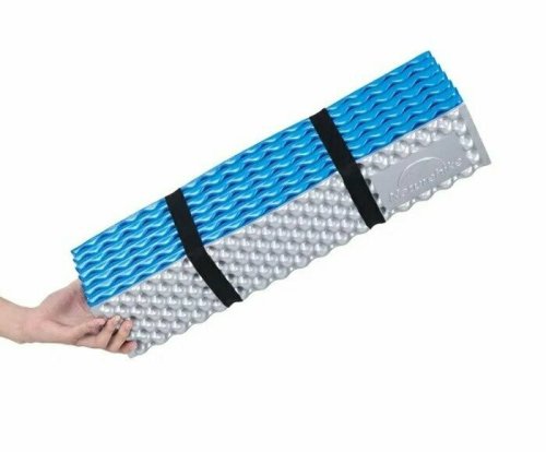Килимок складний IXPE Naturehike NH19QD008, алюмінієва плівка, 18 мм, блакитний