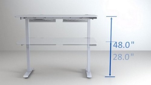 Стол с электрической регулировкой высоты Cougar Royal Pro 150 White