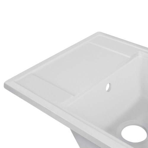 Кухонна мийка Qtap CS 6450 White (QT6450WHI650)