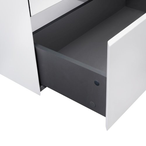 Тумба напольная Qtap Tern White со столешницей QT1780TNL601W