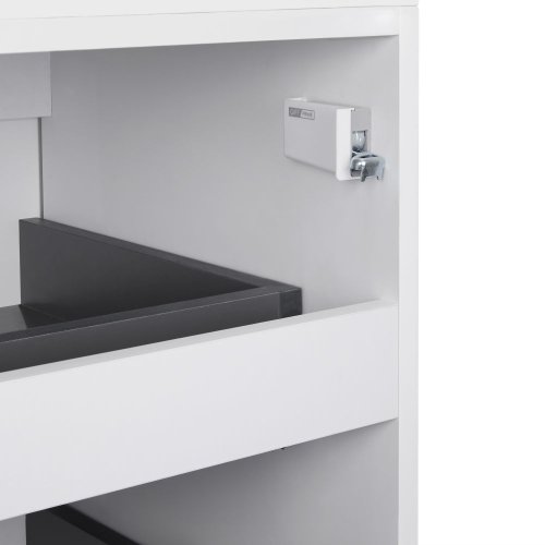 Тумба напольная Qtap Tern White со столешницей QT1780TNL601W