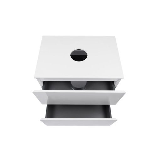 Тумба напольная Qtap Tern White со столешницей QT1780TNL701W