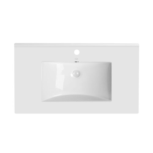 Тумба с раковиной Qtap Tern Matt black QT1772TPL8023080CMB