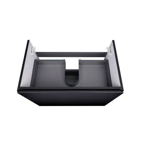 Тумба с раковиной Qtap Tern Matt black QT1772TPL8023080CMB