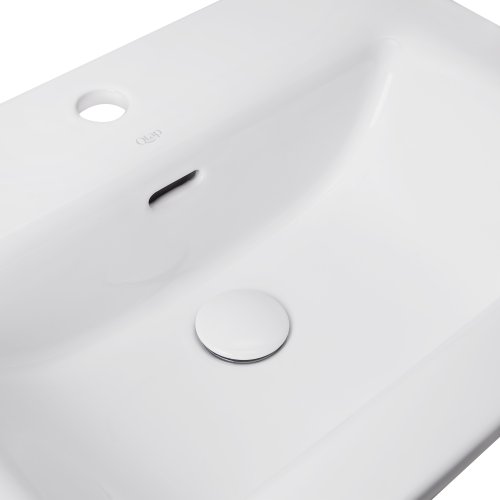 Умывальник Qtap Stork White с донным клапаном QT1511L738W