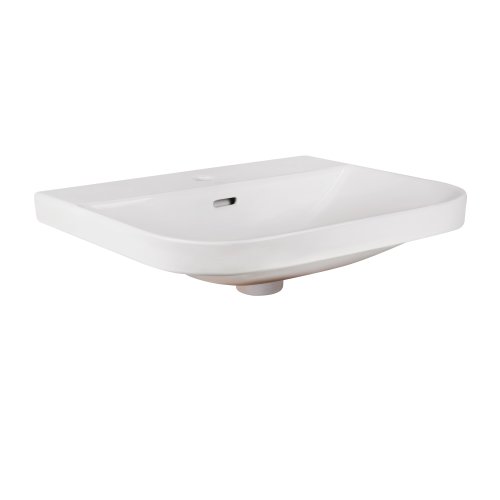 Умывальник Qtap Stork White с донным клапаном QT1511L736W