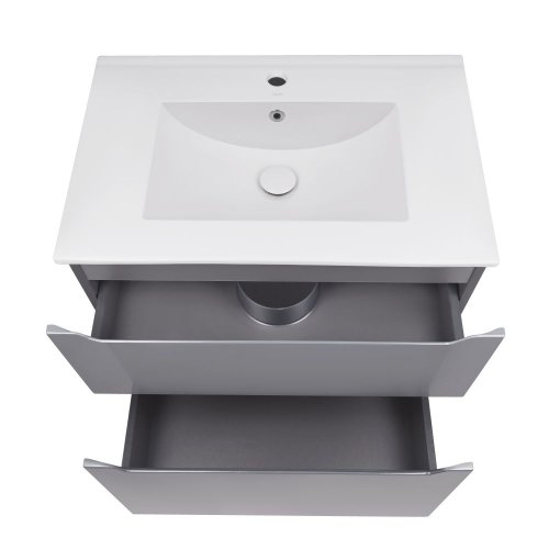 Тумба с умывальником Qtap Scorpio Graphite QT1471TNВ7023070CG