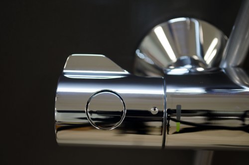 Змішувач для ванни Grohe Grohtherm 800 з душовою лійкою Grohe New Tempesta 100