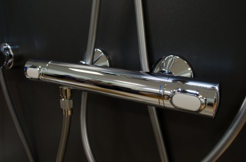 Змішувач для душу Grohe Grohtherm 500 з душовою лійкою Rainshower Smartactive Cube 130